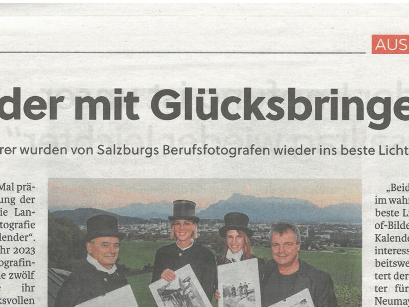 Kalender mit Glückbringern